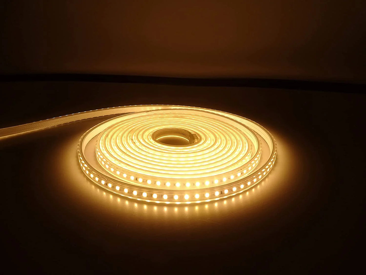 Led Strip High Lumen Light- 5 Meter | 240 LED Per Meter | Driver/Adapter Included (Warm White)