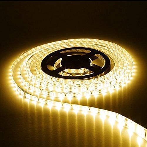 Led Strip High Lumen Light- 5 Meter | 240 LED Per Meter | Driver/Adapter Included (Warm White)