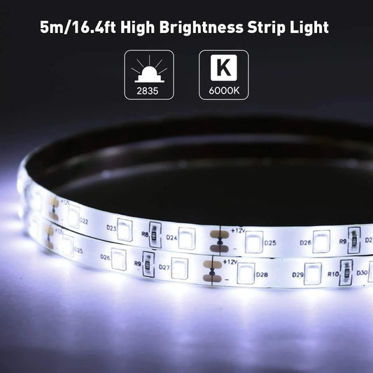 Led Strip High Lumen Fall Ceiling Light- 2835 Cove in 5 Meter, 120 LED Per Meter (White)