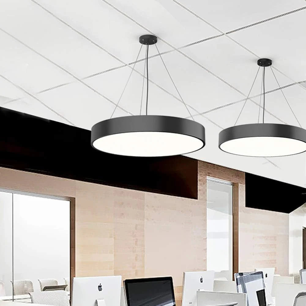 LED Solid Circular Office Led Pendant Hanging Lamp