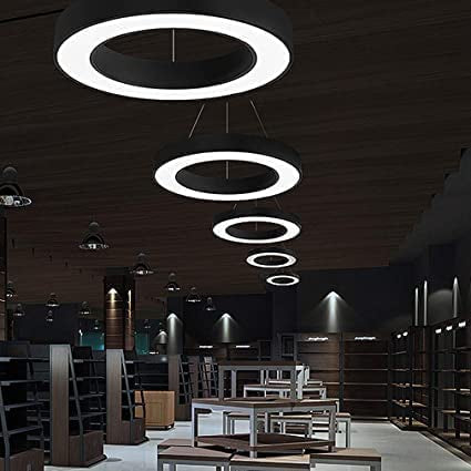 LED Hollow Circular Office Led Pendant Hanging Lamp